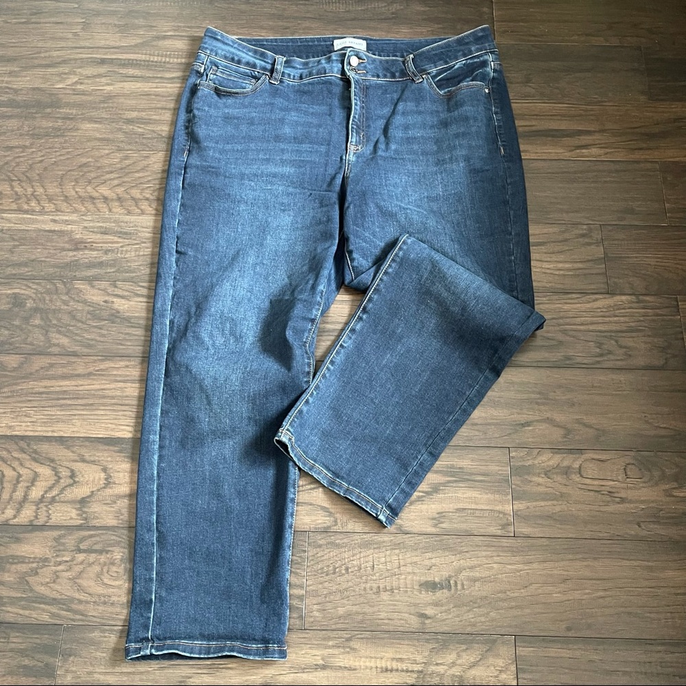 Lane Bryant High rise straight jeans size 22